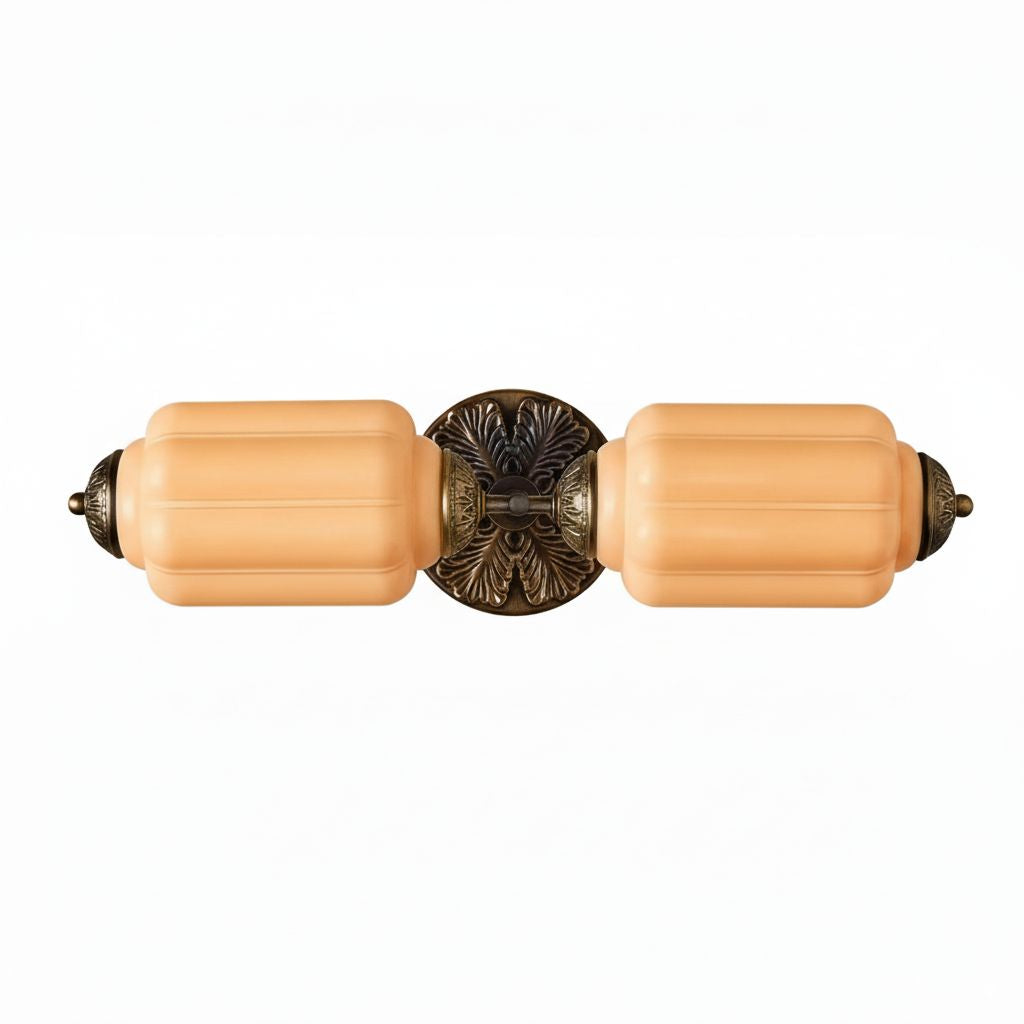 Vintage Glazen Wandlamp Horizontaal Model Eloise Lichtbron voor Woonkamer en Gang | Sansoti