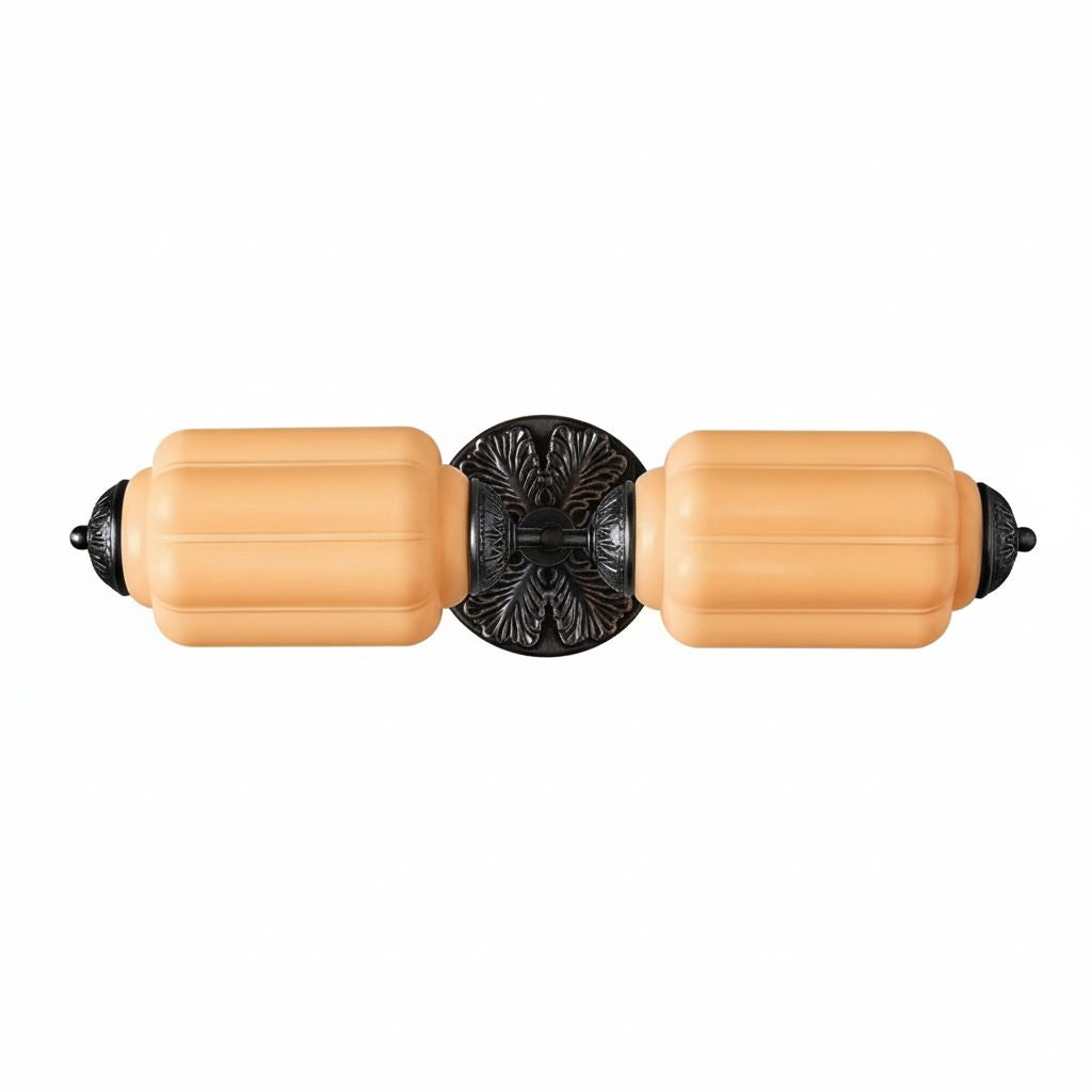 Vintage Glazen Wandlamp Horizontaal Model Eloise Lichtbron voor Woonkamer en Gang | Sansoti
