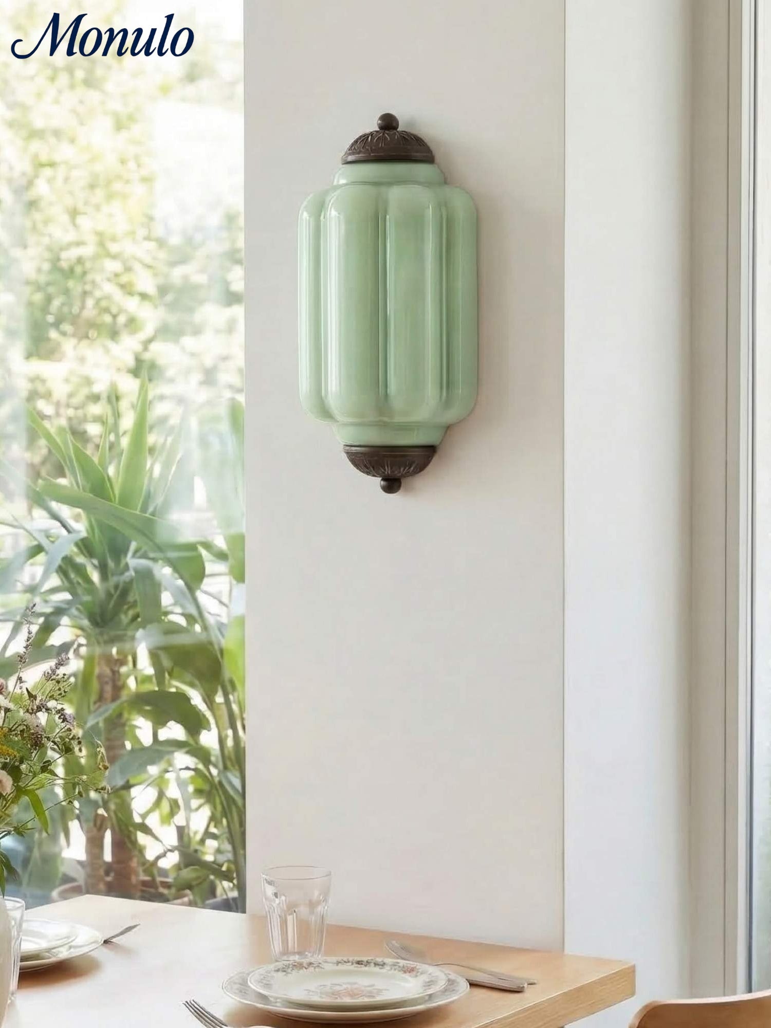 Wandlamp Melkglas voor Slaapkamer Gang Scandinavische Stijl | Sansoti