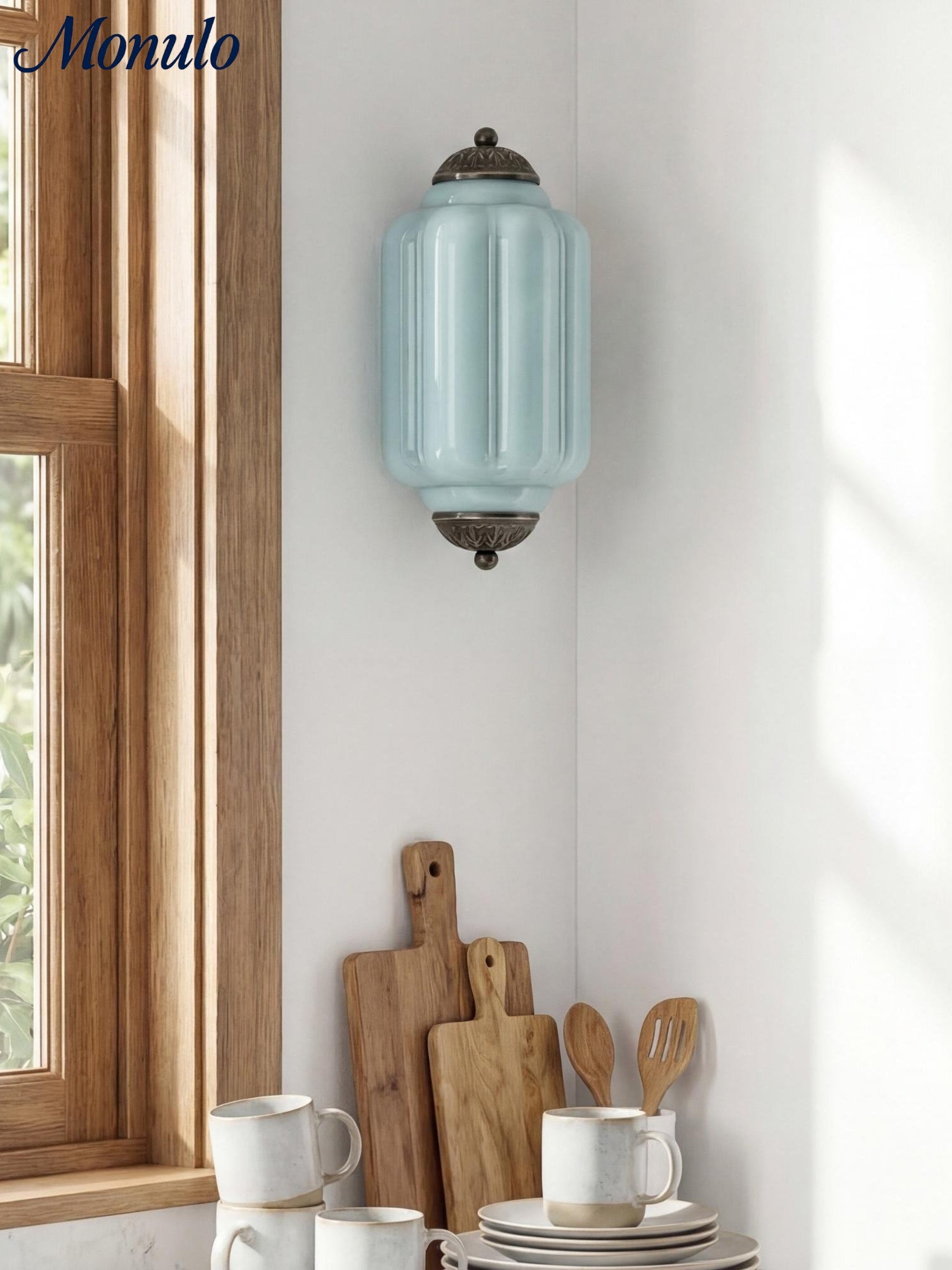 Wandlamp Melkglas voor Slaapkamer Gang Scandinavische Stijl | Sansoti