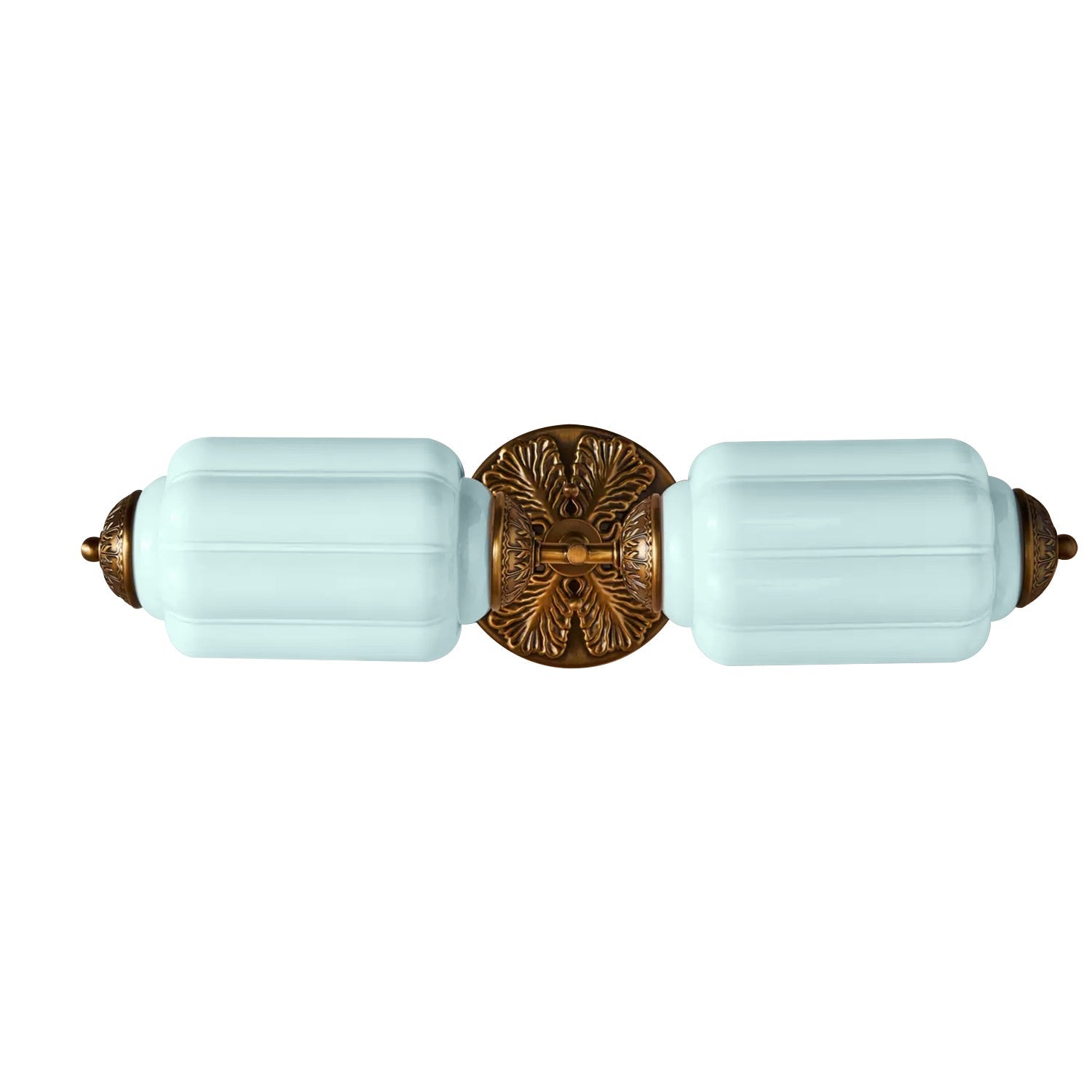 Vintage Glazen Wandlamp Horizontaal Model Eloise Lichtbron voor Woonkamer en Gang | Sansoti