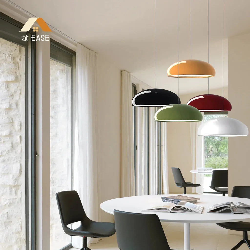 Design Hängeleuchte mit Metallschirm – Moderne LED Beleuchtung in Farben | Restfield