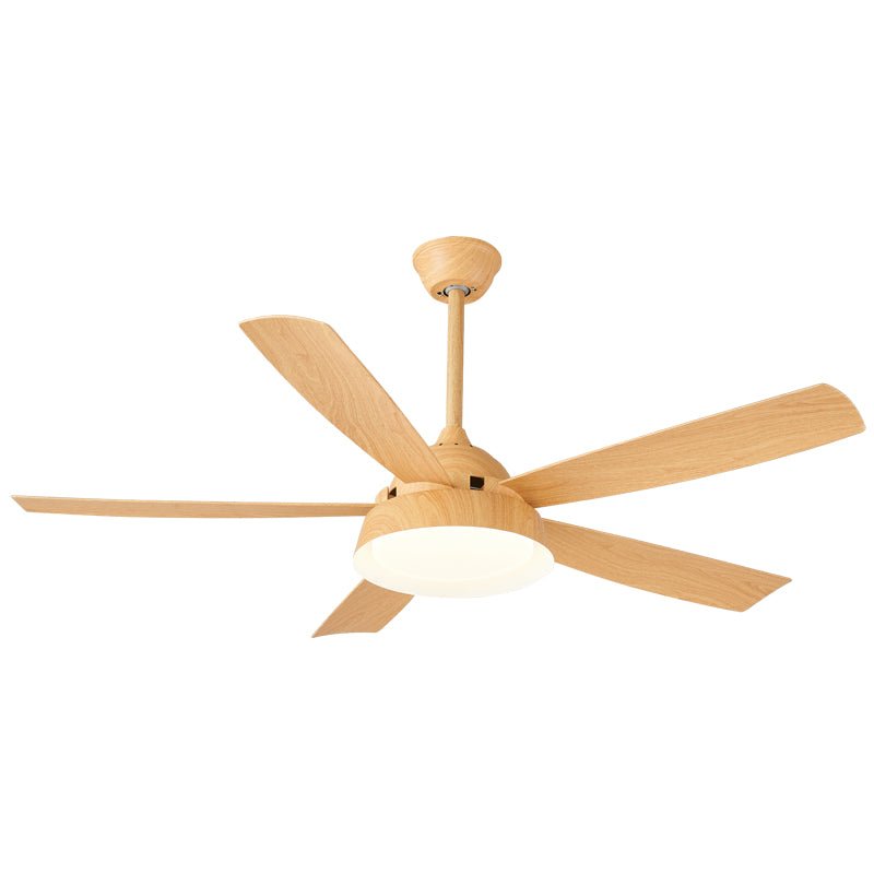Plafondventilator met Verlichting Houteffect 142cm - Stil & Energiezuinig | Sansoti