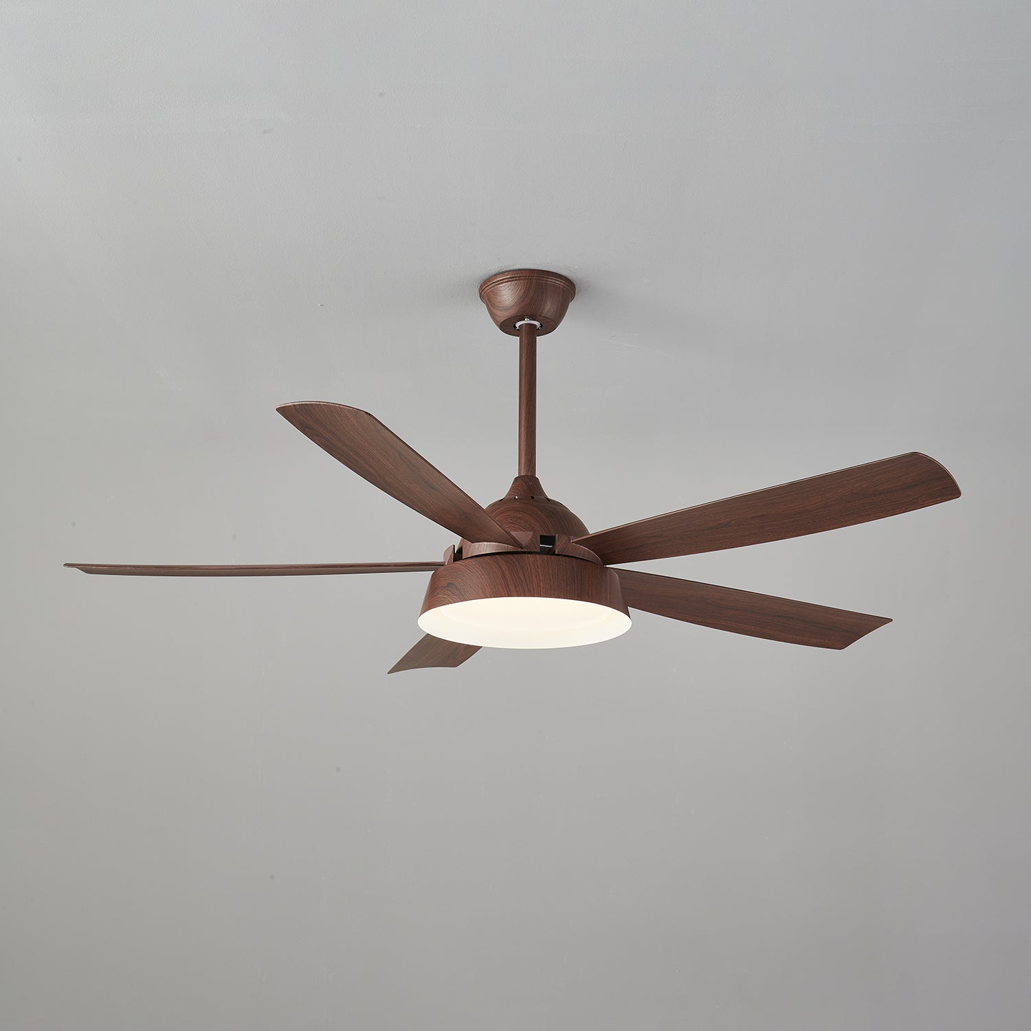 Plafondventilator met Verlichting Houteffect 142cm - Stil & Energiezuinig | Sansoti