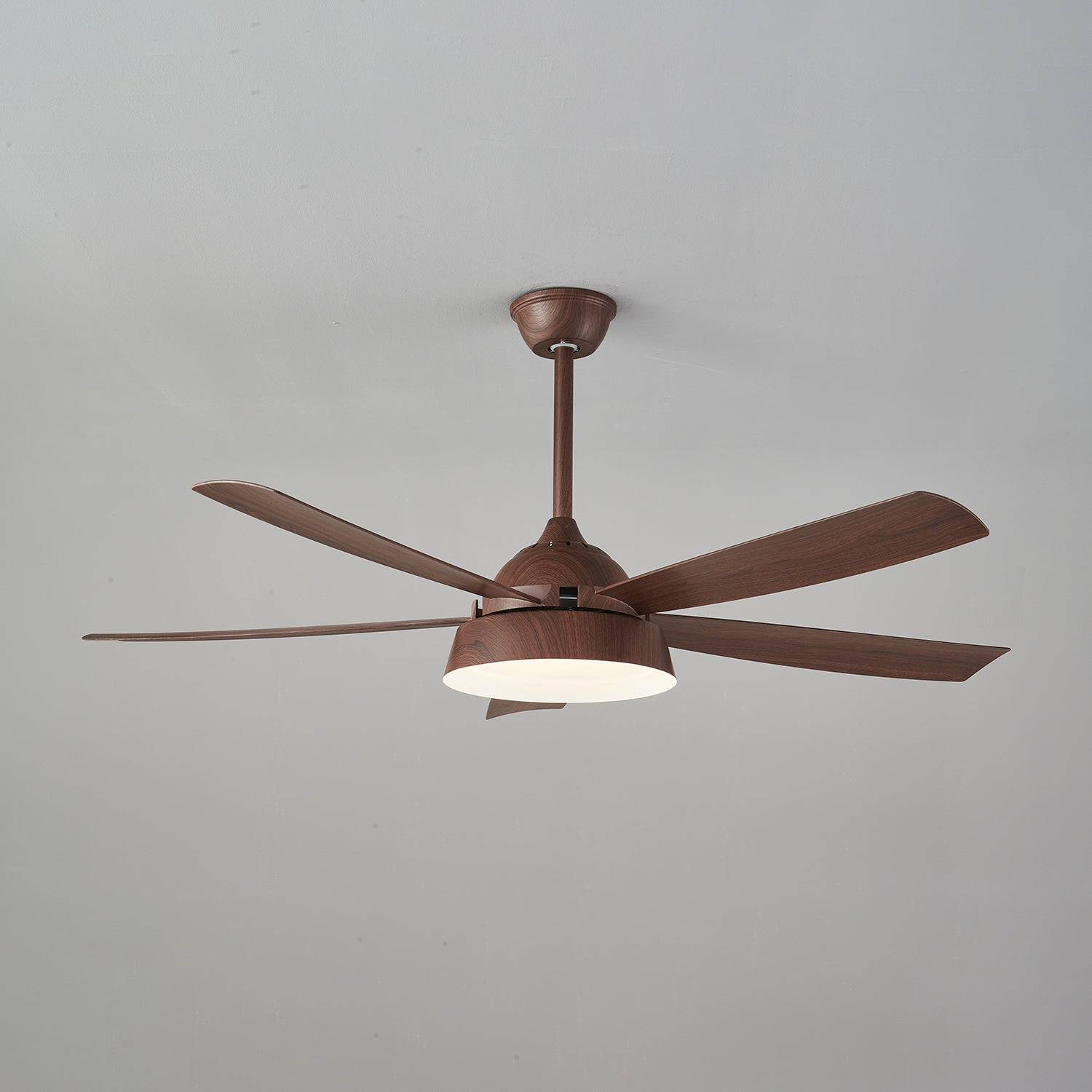 Plafondventilator met Verlichting Houteffect 142cm - Stil & Energiezuinig | Sansoti