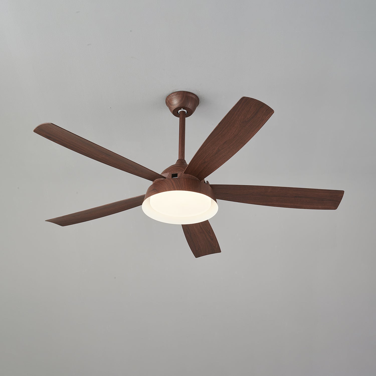 Plafondventilator met Verlichting Houteffect 142cm - Stil & Energiezuinig | Sansoti