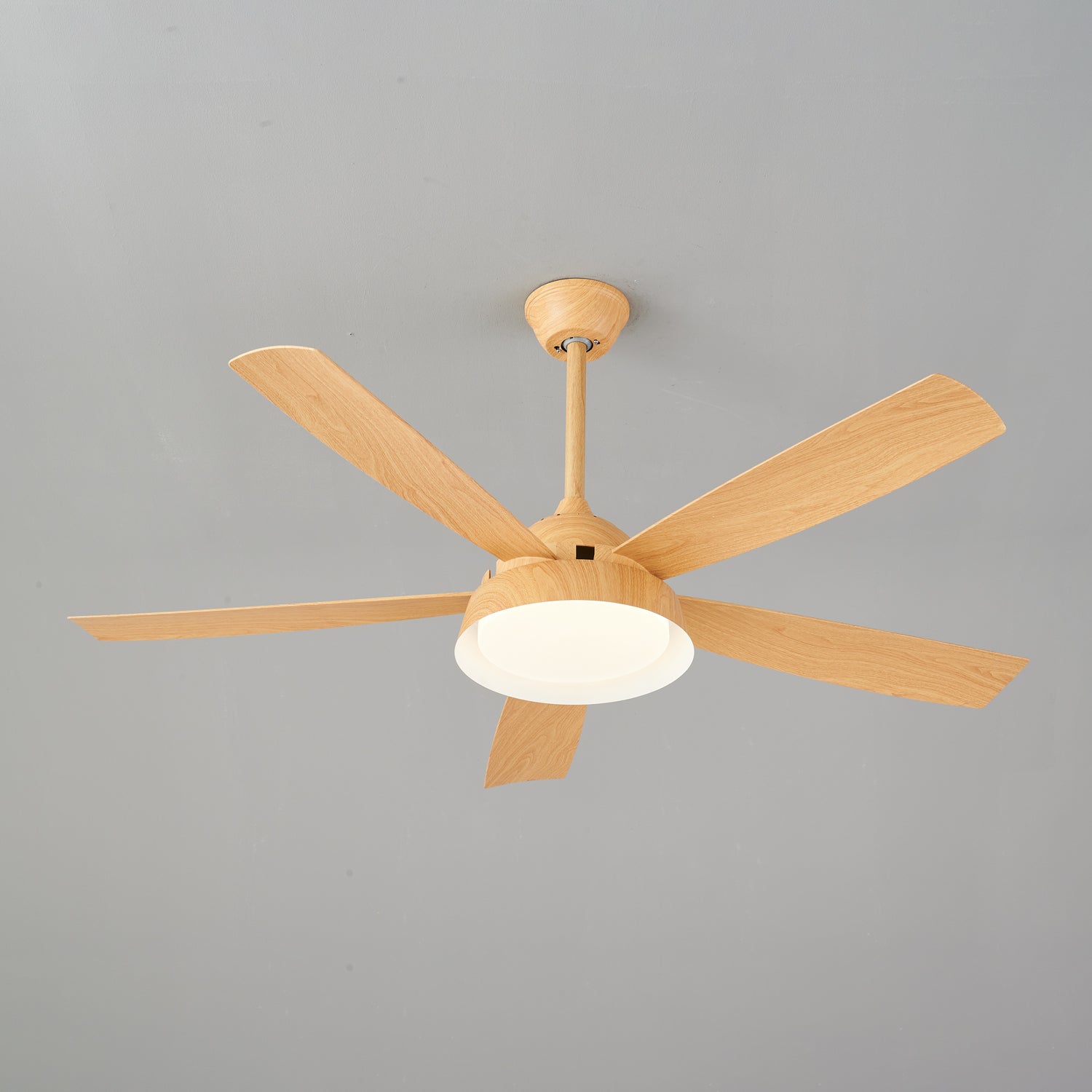 Plafondventilator met Verlichting Houteffect 142cm - Stil & Energiezuinig | Sansoti