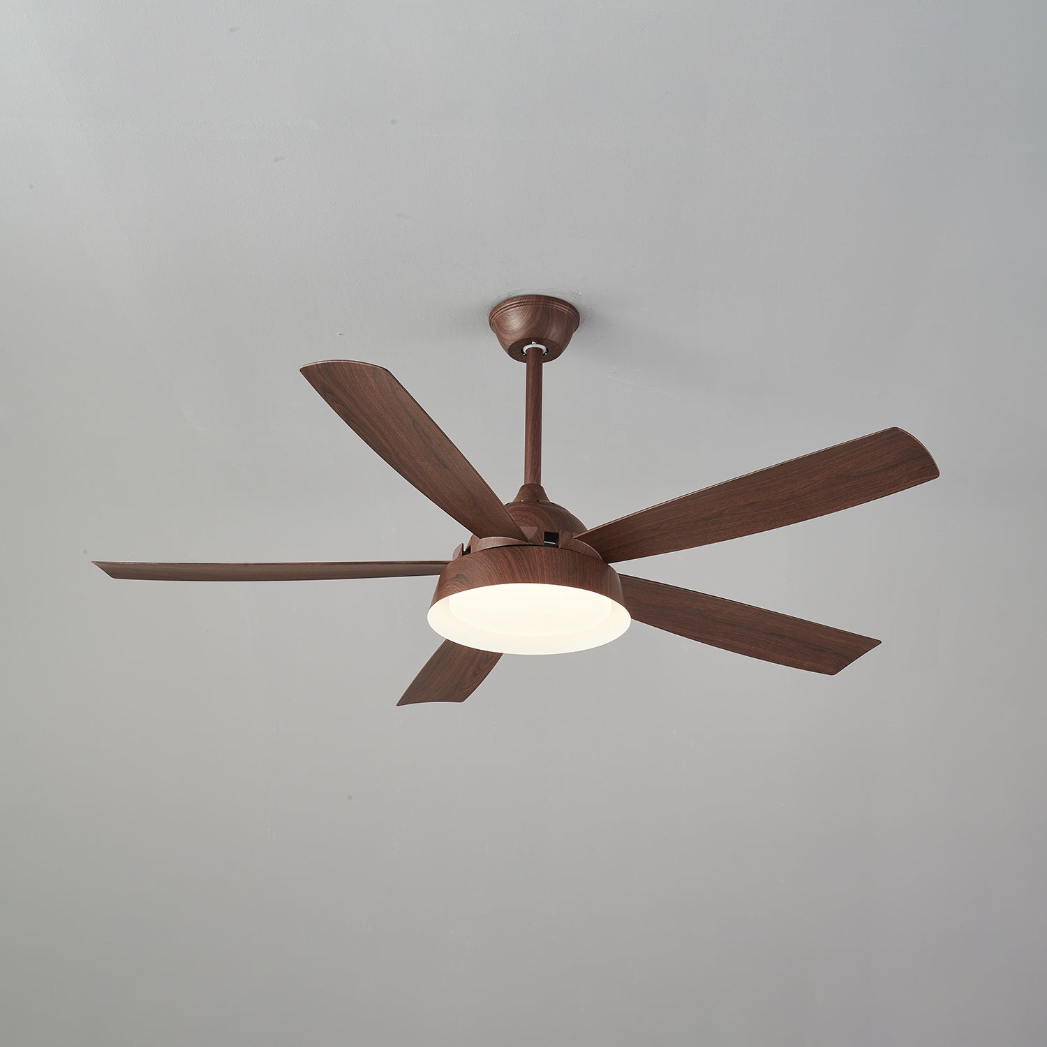 Plafondventilator met Verlichting Houteffect 142cm - Stil & Energiezuinig | Sansoti