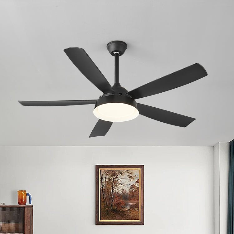 Plafondventilator met Verlichting Houteffect 142cm - Stil & Energiezuinig | Sansoti
