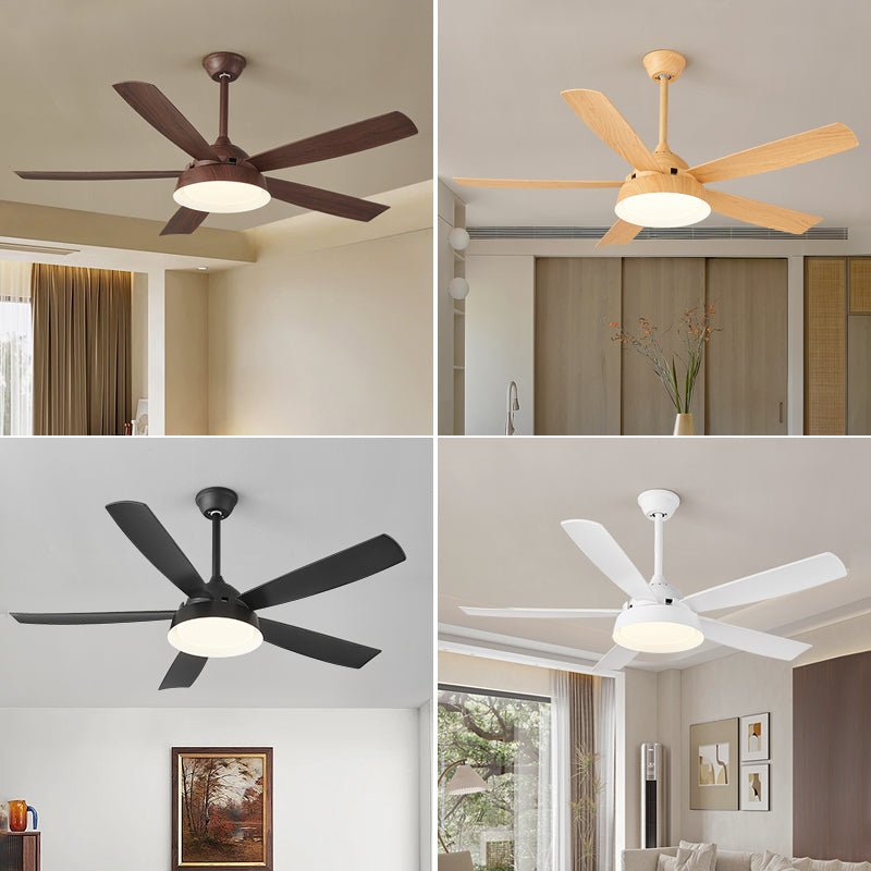 Plafondventilator met Verlichting Houteffect 142cm - Stil & Energiezuinig | Sansoti