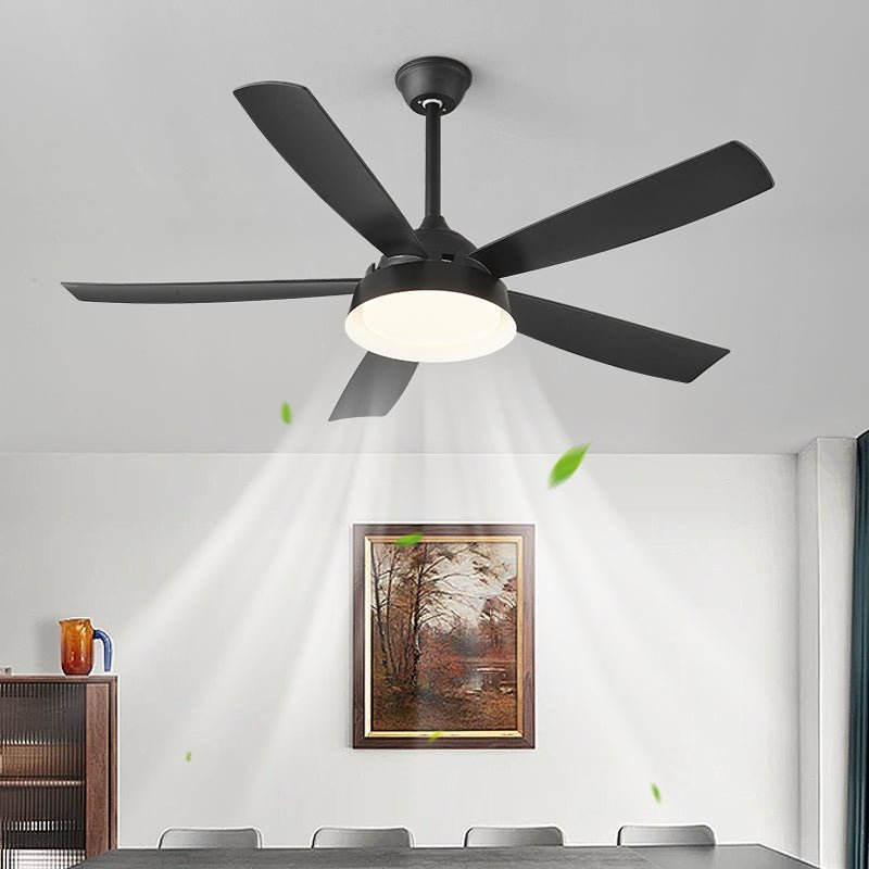 Plafondventilator met Verlichting Houteffect 142cm - Stil & Energiezuinig | Sansoti