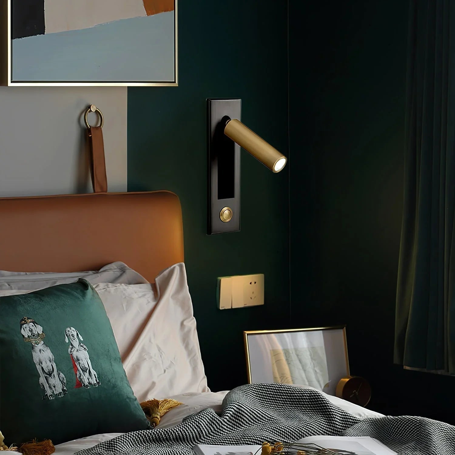 Wandleuchte LED Einbau Minimalistisch Aluminium Schlafzimmer Leselampe Schalter Modern | Restfield