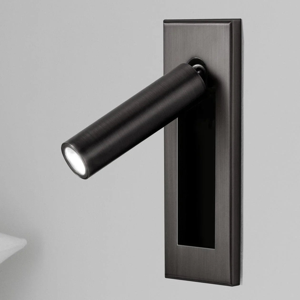 Wandleuchte LED Einbau Minimalistisch Aluminium Schlafzimmer Leselampe Schalter Modern | Restfield