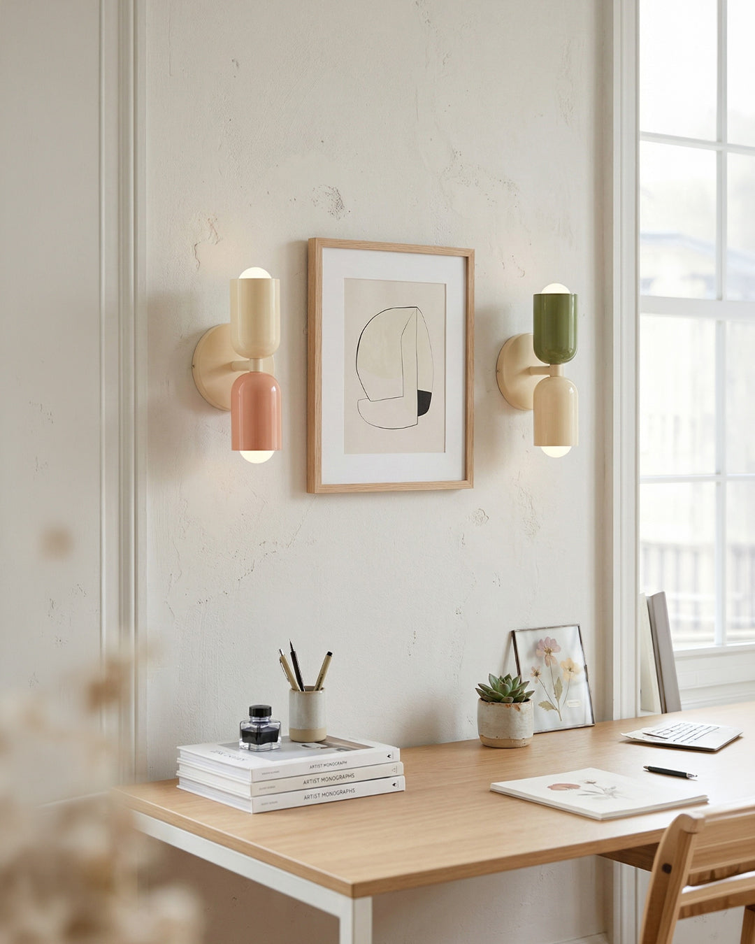 Metalen Wandlamp met Tweevoudige Lichtstraal – Scandinavische Design Verlichting voor Moderne Interieurs | Sansoti