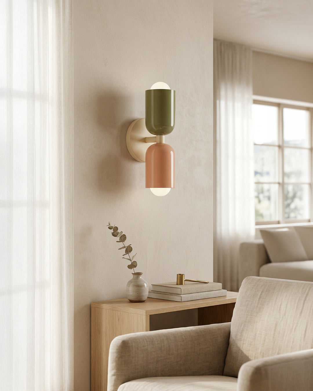 Metalen Wandlamp met Tweevoudige Lichtstraal – Scandinavische Design Verlichting voor Moderne Interieurs | Sansoti