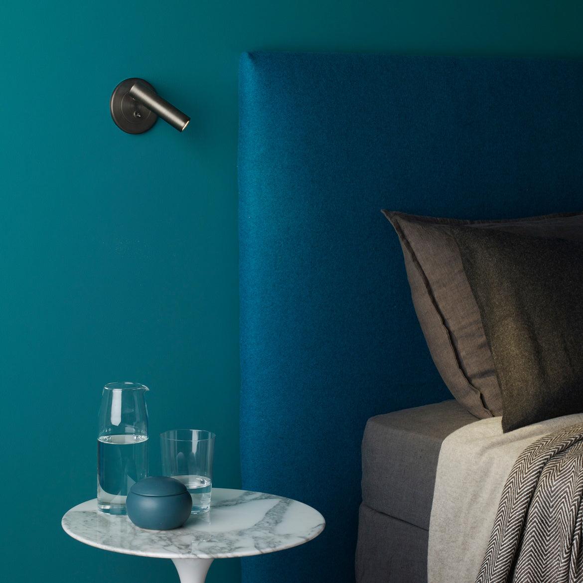 Lune Lampe de Lecture Applique LED Réglable Noir Chambre Lampe de Lecture Moderne Éclairage Lampe Murale de Lit Dimmable Lumière Orientable | Restfield