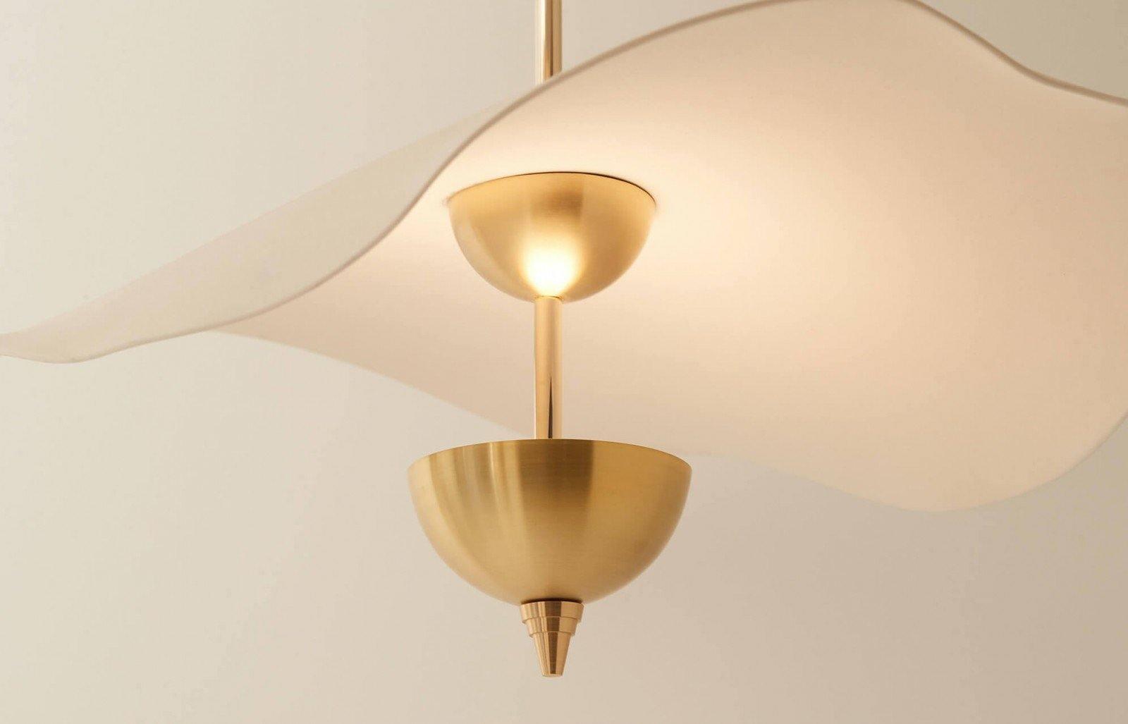 Dubbele Biscuit Hanglamp Wit Goud Rond Opaalwit Acryl Kap Design Verlichting Decoratief voor Woonkamer Eethoek Slaapkamer Modern Scandinavisch Interieur | Sansoti