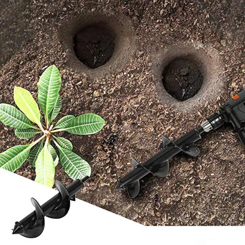Tuinspiraalboorder 30cm voor Handboormachine – Plantgaten Boren in Alle Grondsoorten | Sansoti
