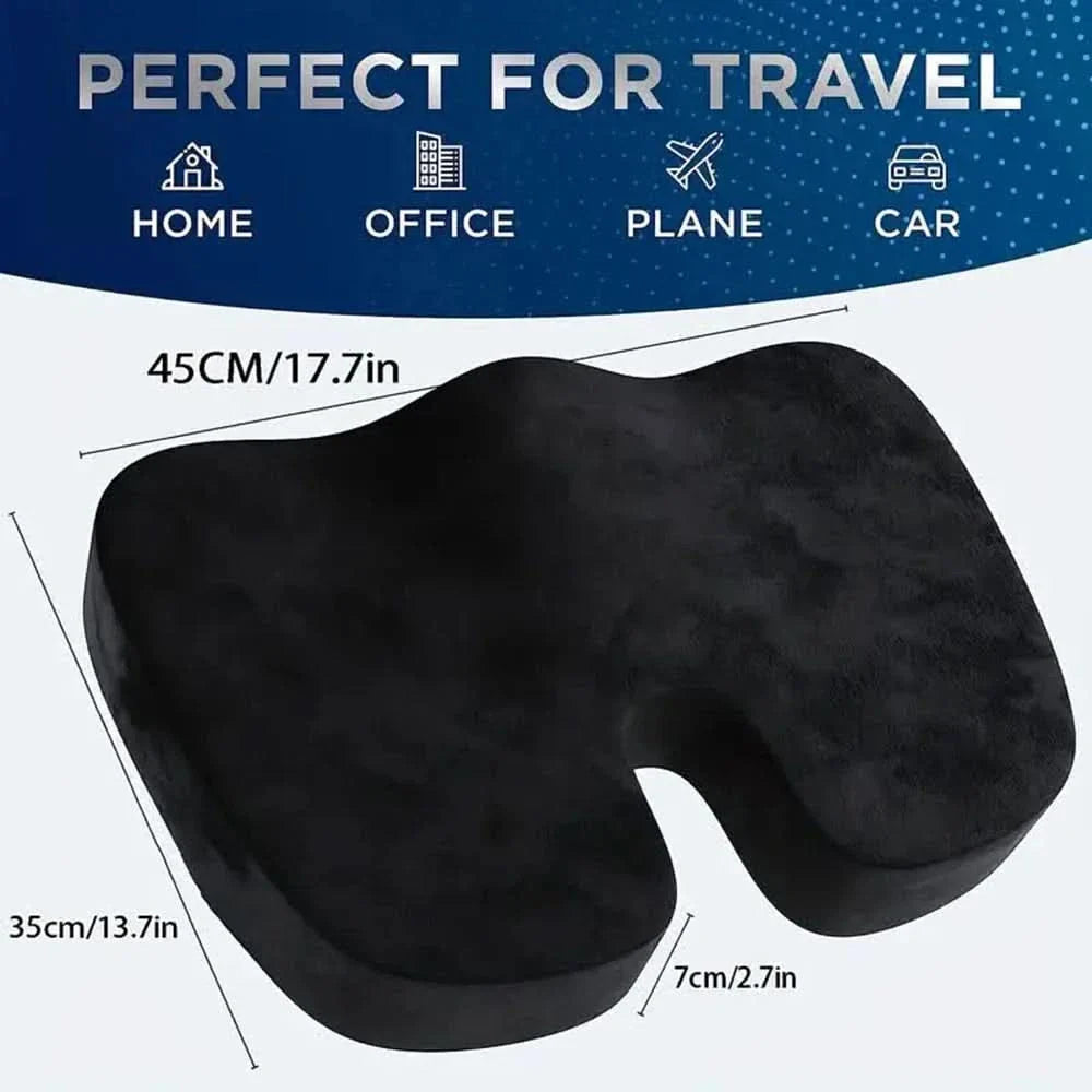 Ergonomisch Zitkussen Memory Foam U-Vormig voor Stoel Auto Thuis Kantoor Comfort Zithouding Drukverlichting | Sansoti