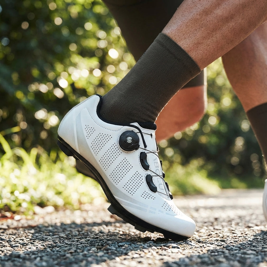 Ergonomische Fietsschoenen met Draaislot voor Race en MTB Wielrennen Comfortabel Voetbed Optimale Grip | Sansoti