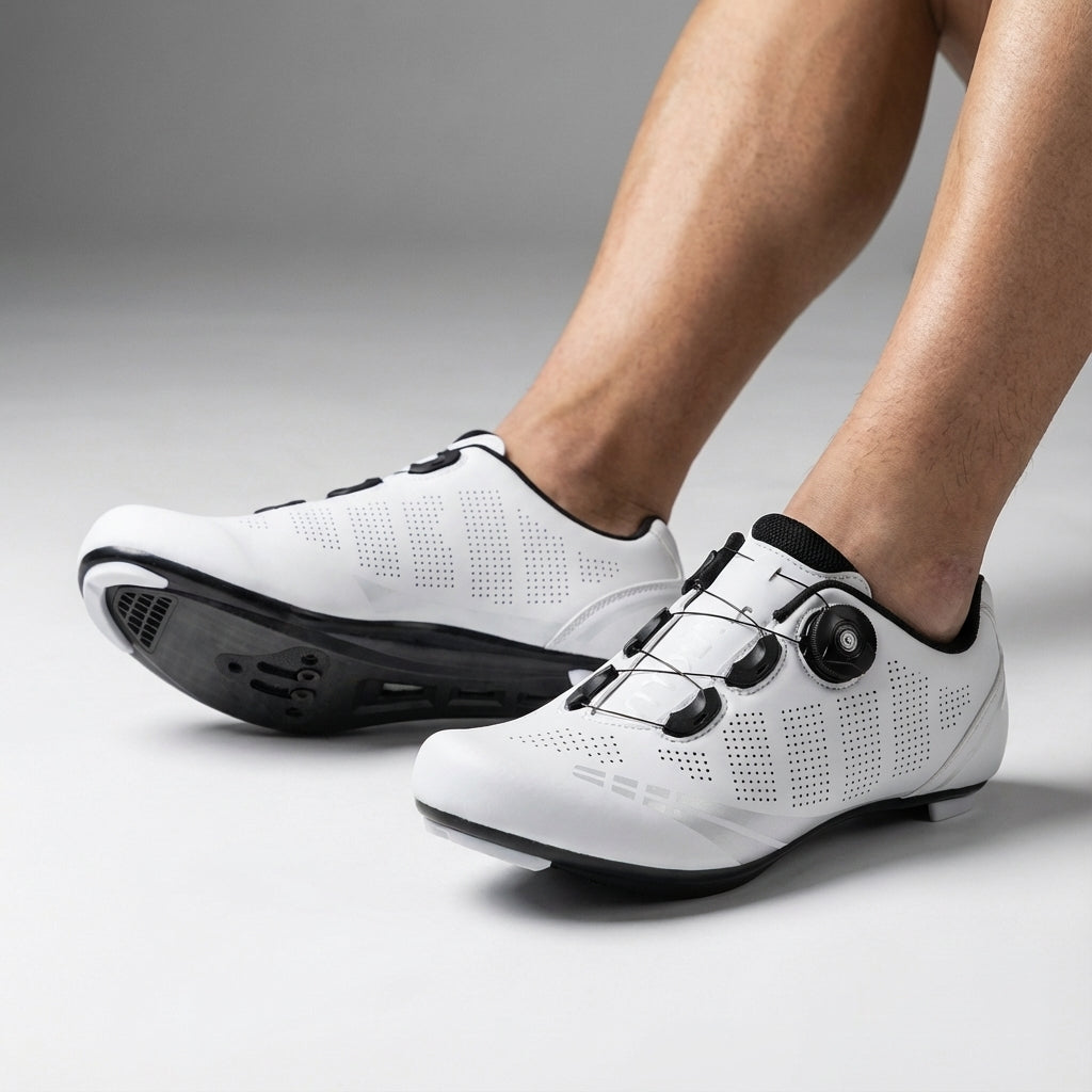 Ergonomische Fietsschoenen met Draaislot voor Race en MTB Wielrennen Comfortabel Voetbed Optimale Grip | Sansoti