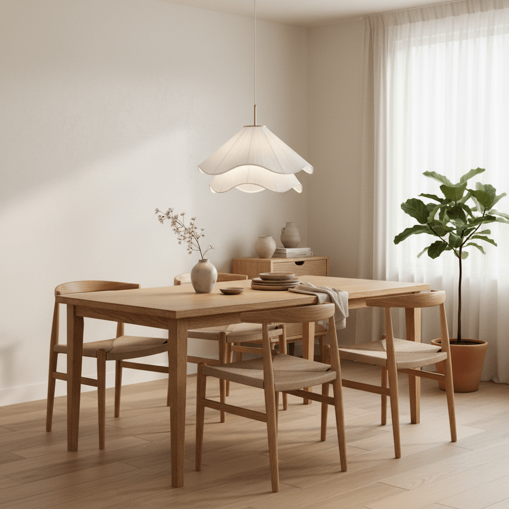 Hanglamp Gelaagde Plissé Kap — Bloembladachtig Licht Gouden Fitting E26/E27 Dakschuine Montage | Sansoti