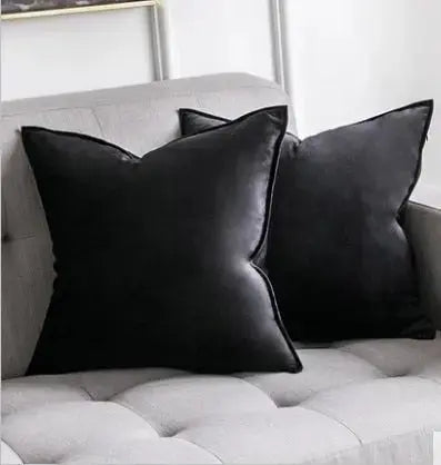 Kussenhoes Velvet 45x45 Beige Fluweel Sierkussen Woonkamer Slaapkamer Decoratief Zacht Met Rits | Sansoti