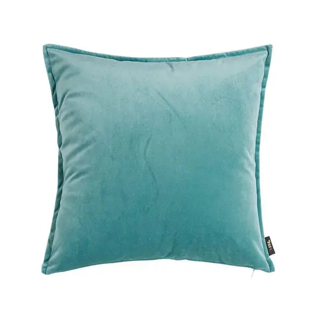 Kussenhoes Velvet 45x45 Beige Fluweel Sierkussen Woonkamer Slaapkamer Decoratief Zacht Met Rits | Sansoti
