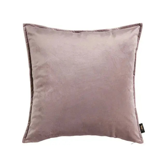 Kussenhoes Velvet 45x45 Beige Fluweel Sierkussen Woonkamer Slaapkamer Decoratief Zacht Met Rits | Sansoti