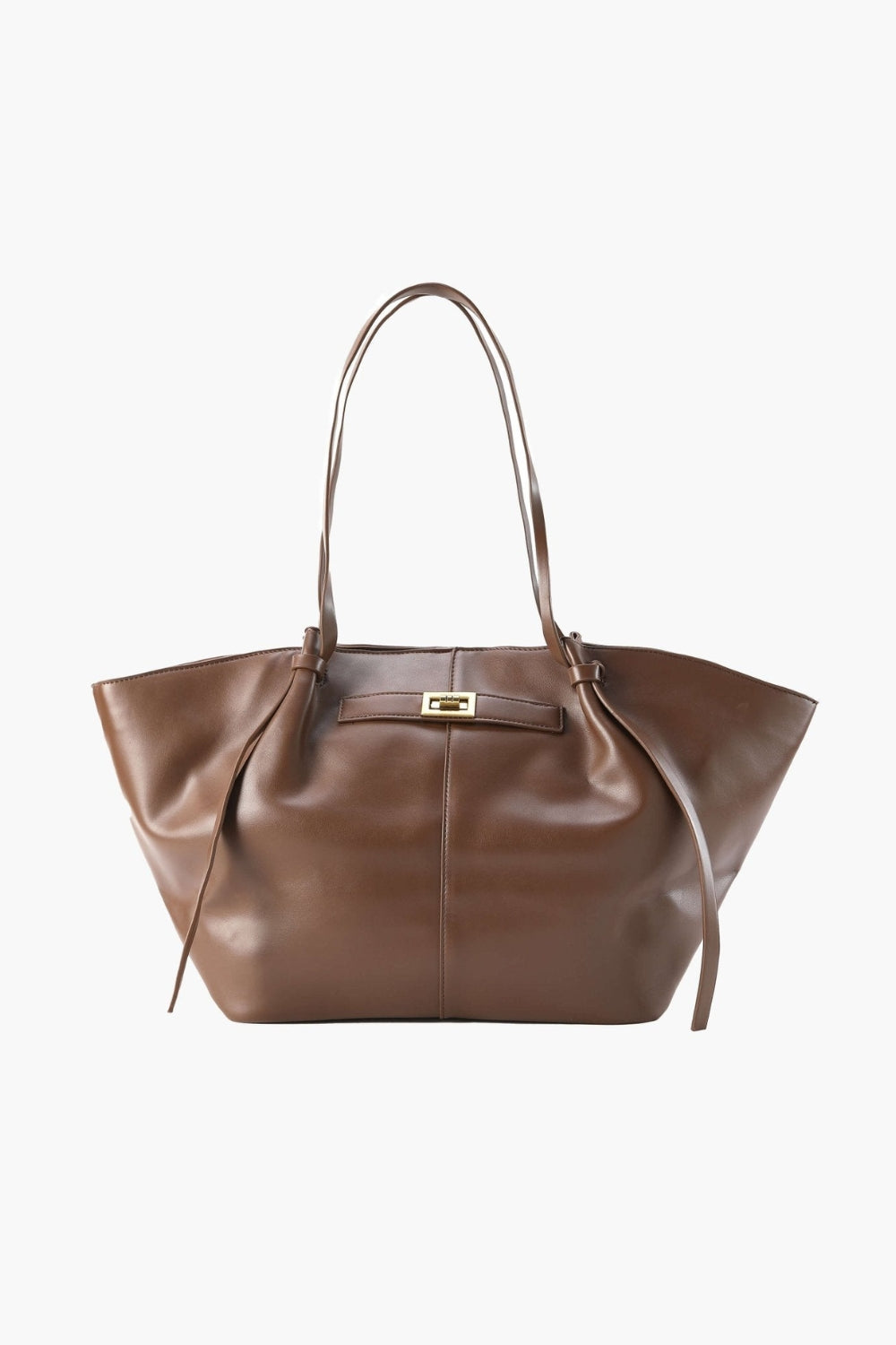 Ruime Shopper Tas met Metalen Sluiting en Comfortabele Schouderhengsels voor Dagelijks Gebruik en Boodschappen | Sansoti