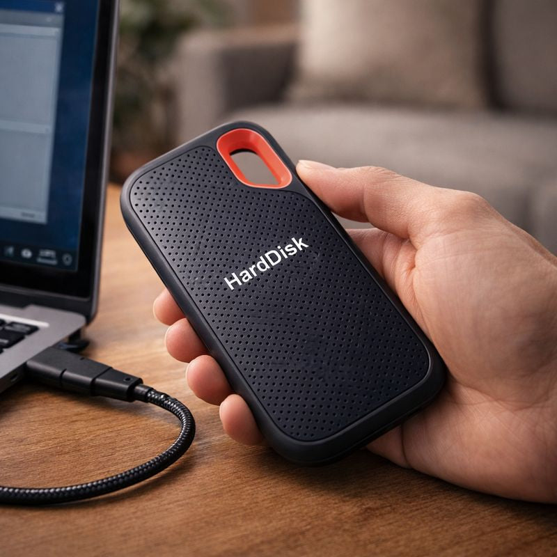 Externe Harde Schijf 1TB USB-C Portable Opslag Laptop PC Mac Backup Draagbaar Snel Datatransfer Compact | Sansoti