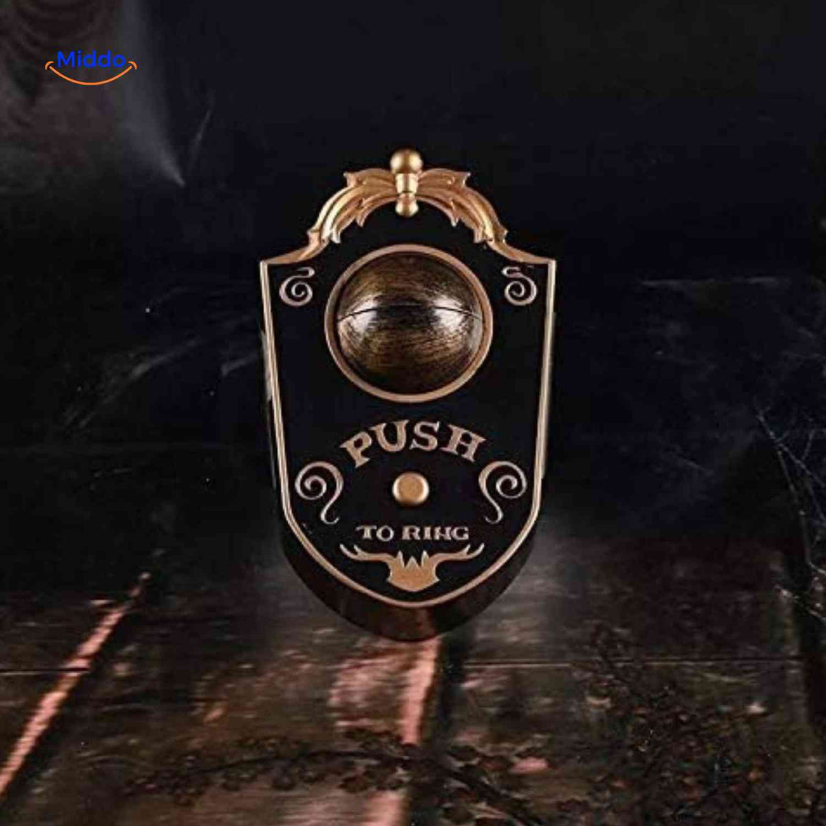 Sonnette de porte effrayante pour Halloween, avec œil mobile et effets sonores inquiétants, pour fêtes à thème et décoration | Sansoti