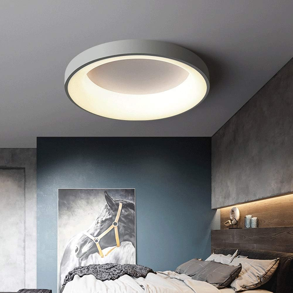 LED Deckenleuchte Rund Acryl Eisen Niedrige Räume Flur Schlafzimmer Wohnzimmer Moderne Aufbauleuchte Minimalistische Deckenbeleuchtung | Restfield