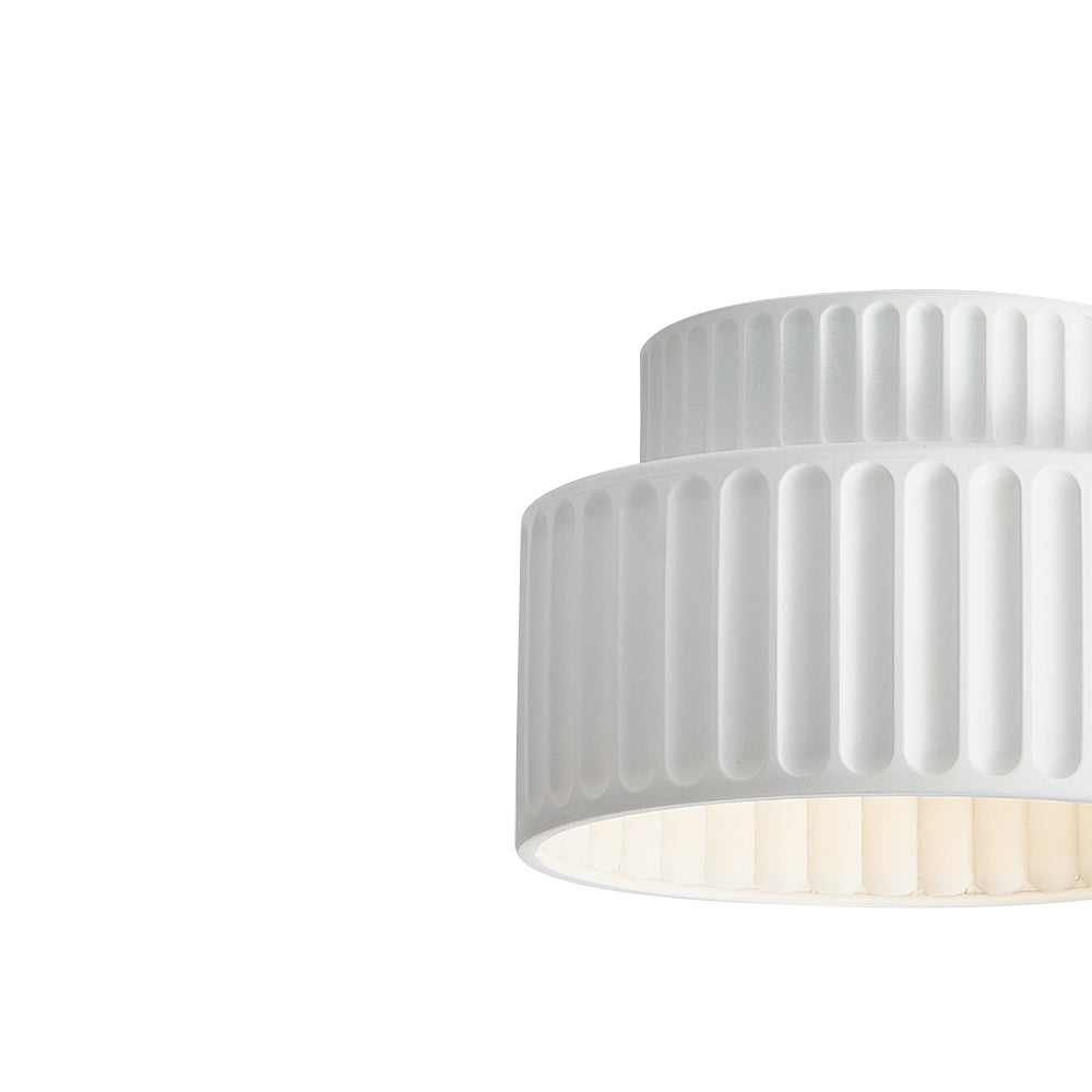 Deckenleuchte Wabi-Sabi Harz Nordic Flush Mount Beige Grün Weiß Dimmbar Wohnzimmer