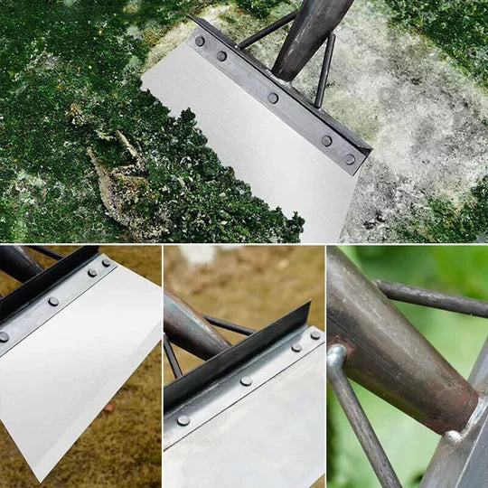 Multifunctionele Tuinschoffel met Verstelbare Telescopische Steel voor Onkruid Verwijderen Grondbewerking Tuin | Sansoti