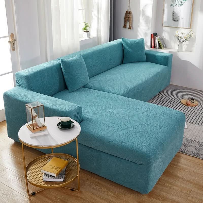 Maßgefertigter Ecksofaüberzug aus Polyester, Schutzbezug in L-Form für Wohnzimmer, Möbelschutz, Sofahusse, Sofaüberwurf | Sansoti
