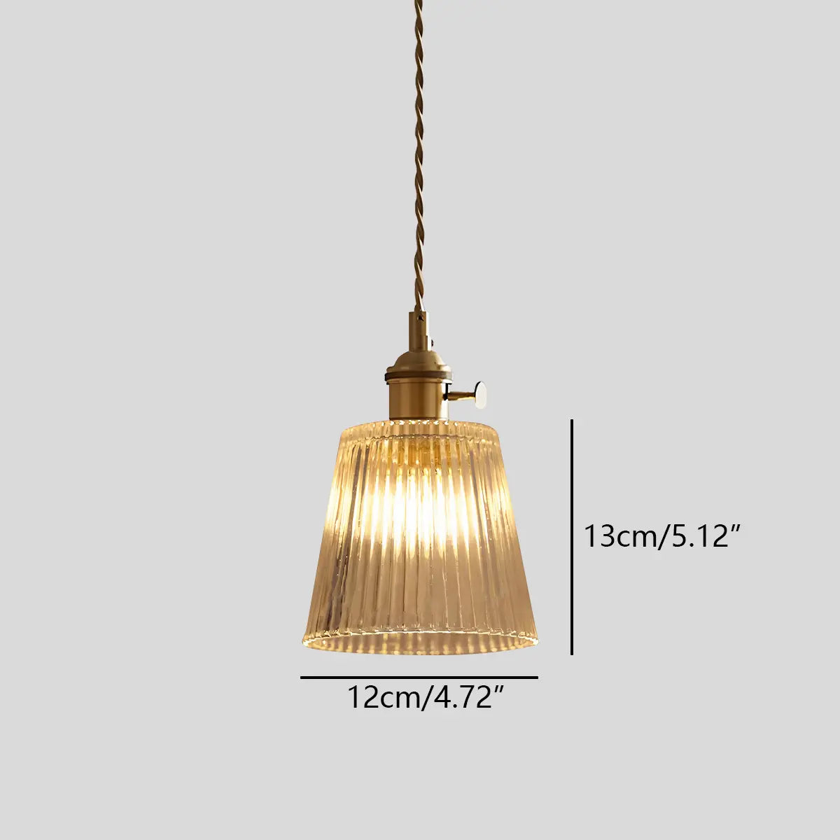 Suspension Verre Bronze Câble réglable Salon Table à manger Suspension en verre transparent Éclairage d'ambiance Vintage | Restfield