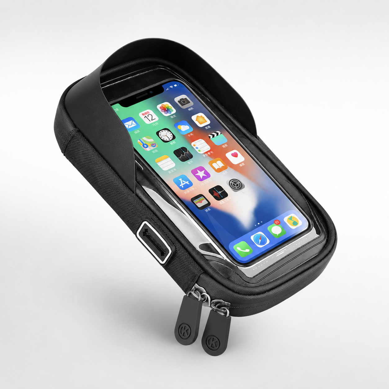 Waterdichte Telefoonhouder voor Fiets met Touchscreen – Tot 6.4 Inch | Sansoti