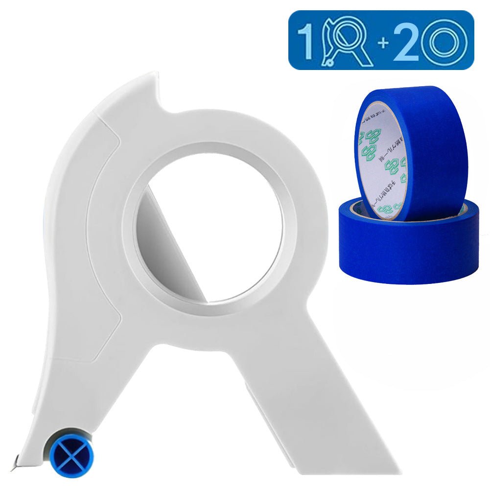 Schilderstape Applicator met Rolsysteem voor Rechte Verflijnen | Handige Plakband Aanbrengtool voor Wanden Plafonds en Plinten | Sansoti