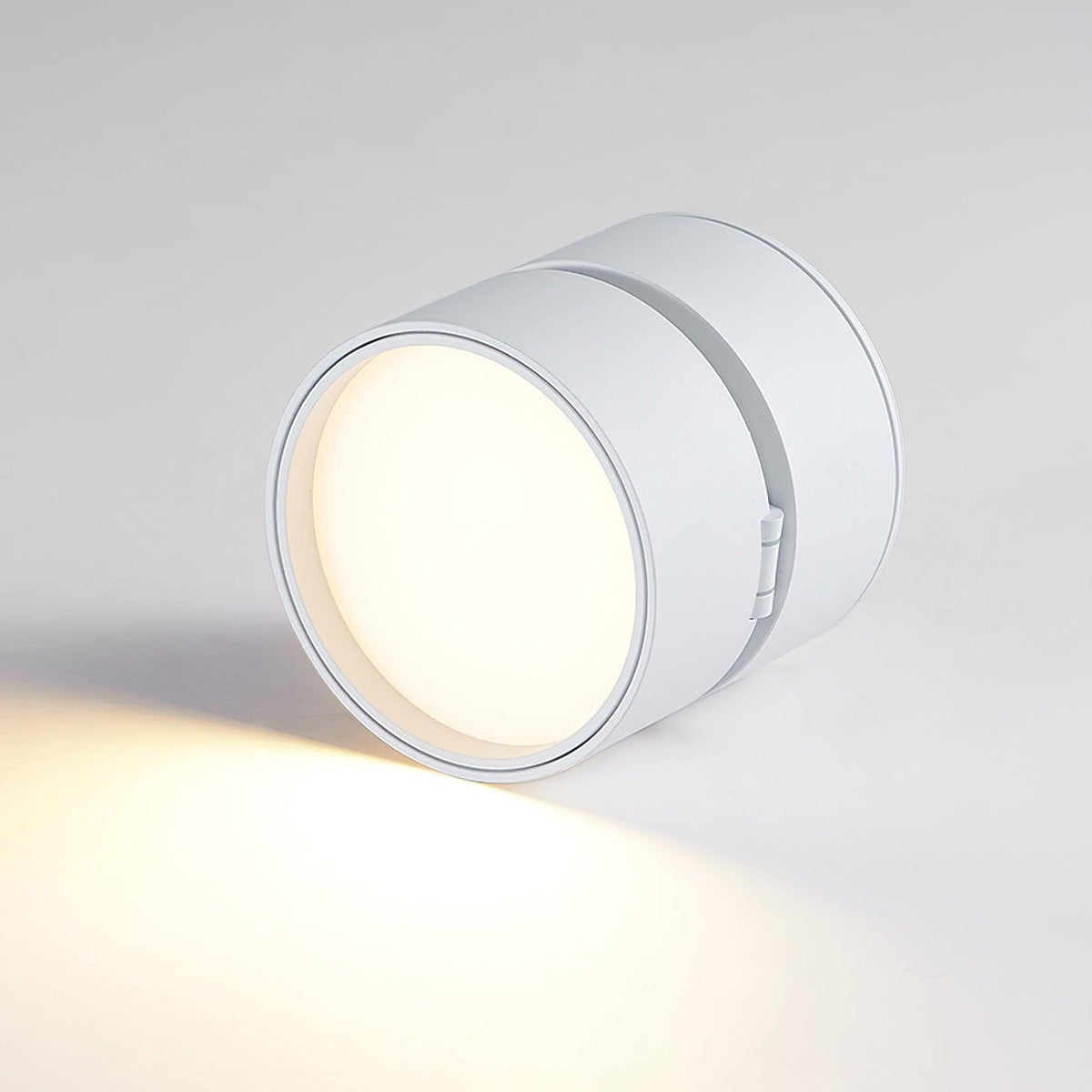 Spot de plafond réglable en aluminium blanc chaud LED 3000K, design minimaliste scandinave nordique pour intérieur | Sansoti