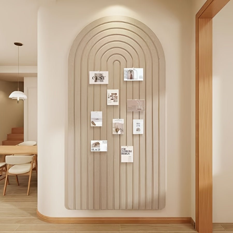 Gebogen Vilten Prikbord voor Moderne Wandorganisatie en Notities | Sansoti