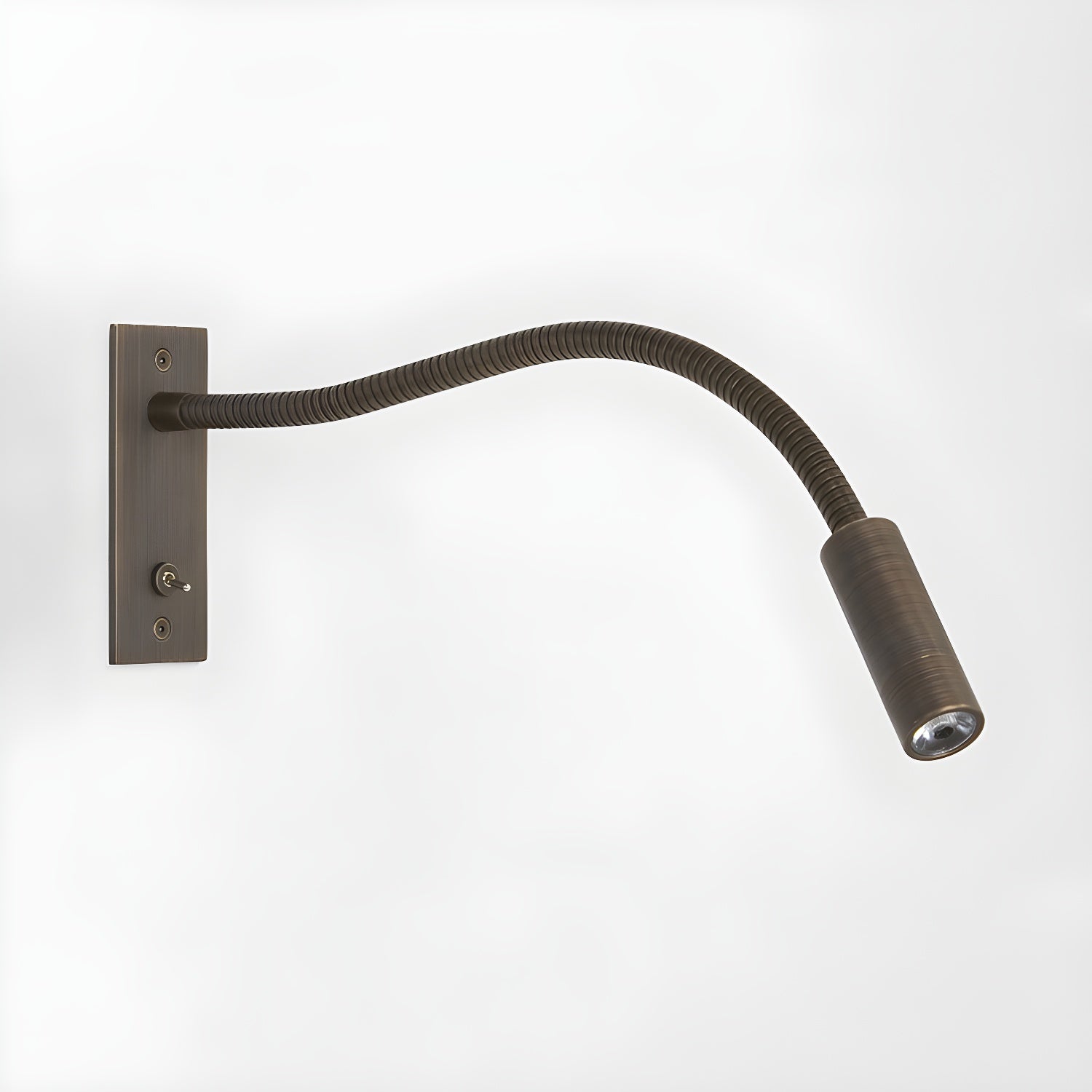 Elezor Flexible Schwanenhals-Wandlampe LED Schwarz Leselampe Schlafzimmer Bett Wandbeleuchtung Richtbar Modern Minimalistisch | Restfield
