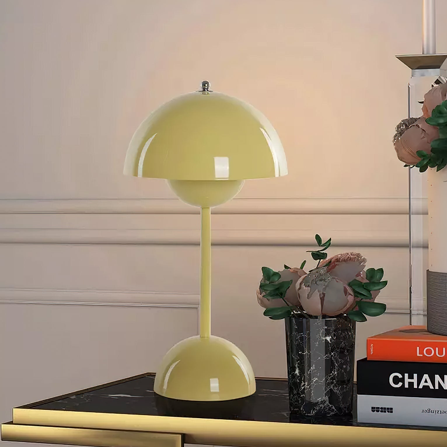 Draagbare Tafellamp met Oplaadbare Accu en Aanraakbediening – Snoerloze LED-lamp met 3 Kleurtemperaturen voor Binnen en Buiten | Sansoti