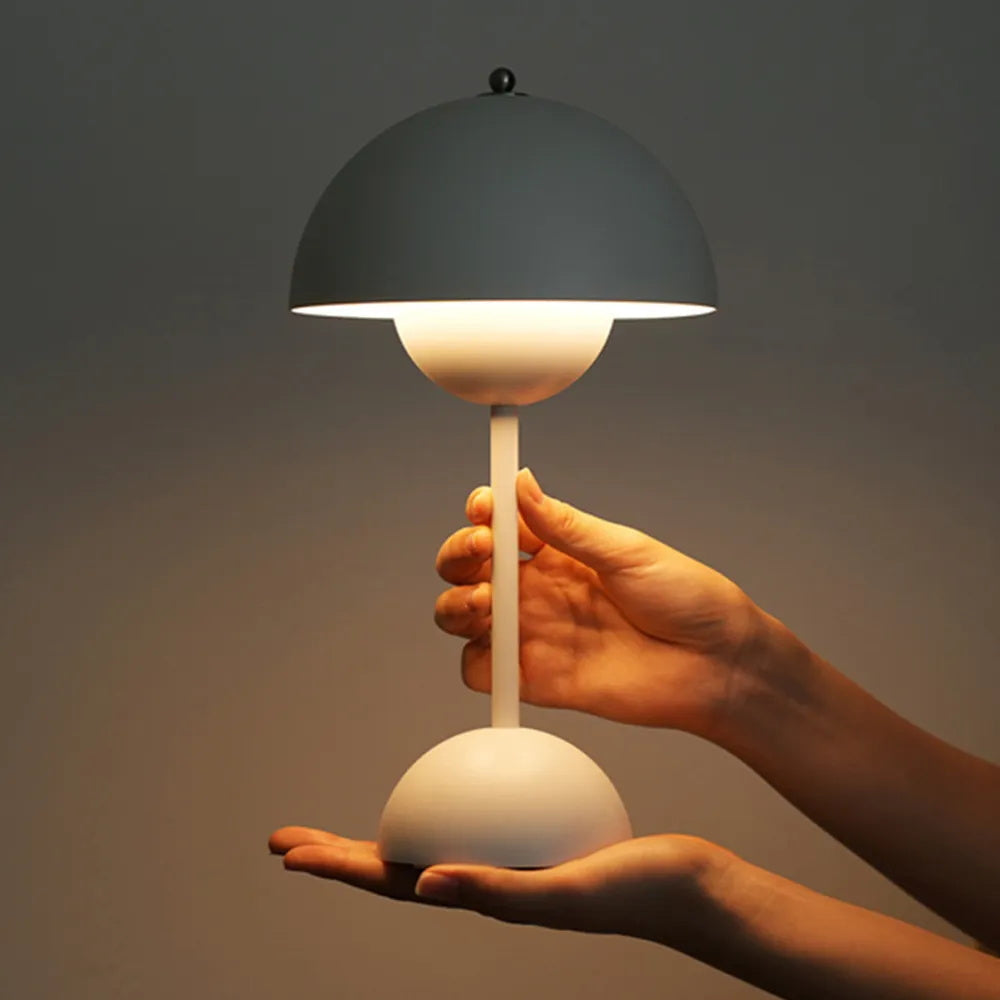 Draadloze Tafellamp met Geïntegreerde LED Accu — Dimbaar 3000K-6000K | Icoon Scandinavisch Design | Sansoti