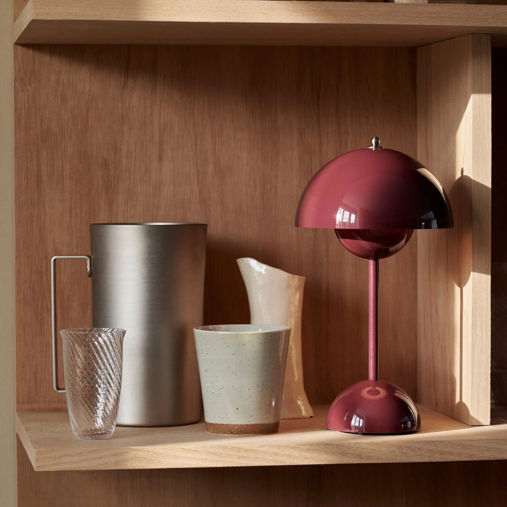 Draadloze Tafellamp met Geïntegreerde LED Accu — Dimbaar 3000K-6000K | Icoon Scandinavisch Design | Sansoti