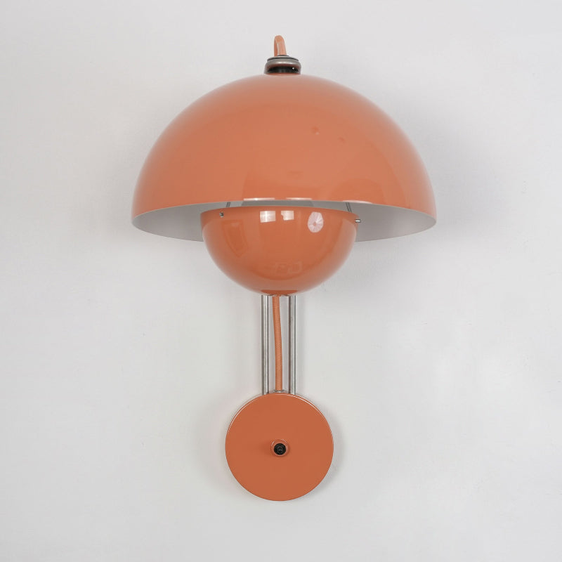 VP9 Wandlamp — Dubbele Koepel Stijlicoon in 13 Kleuren — Dimbaar E26/E27 — Voor Slaapkamer, Gang, Leeshoek | Sansoti
