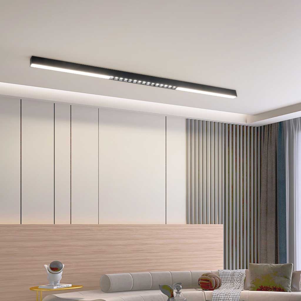 Flache Deckenleuchte Minimalistisch Lang Linear Blendfrei LED Dimmbar
