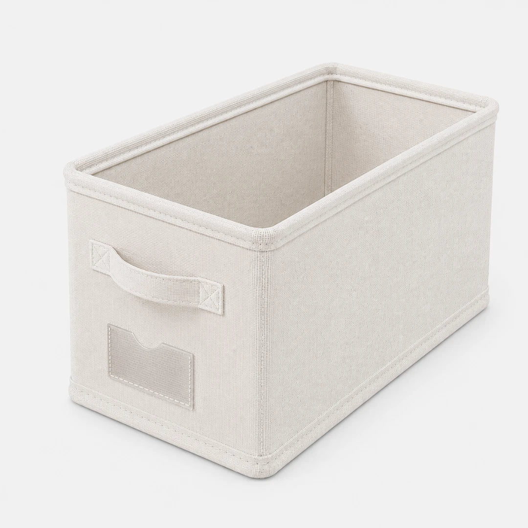Opvouwbare Laden Organizer Linnen Katoen 40x25x20cm Kledingopslag Lade Verdeler Opbergsysteem voor Kast | Sansoti