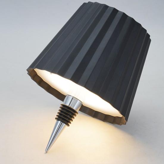 Draadloze Dimbare LED Flessenlamp Modern Design Oplaadbaar USB-C Wit Zwart Bruin Goud | Sansoti