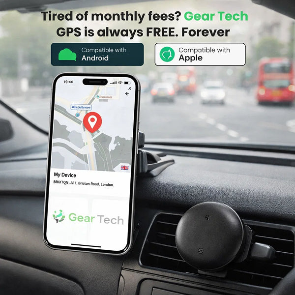 Realtime GPS Voertuigvolger Compacte Tracker Smartphone Android iOS Auto Motor Fiets 24/7 Locatiebewaking Tracking | Sansoti